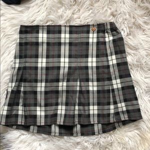 Kendall and Kylie Plaid pleated skirt